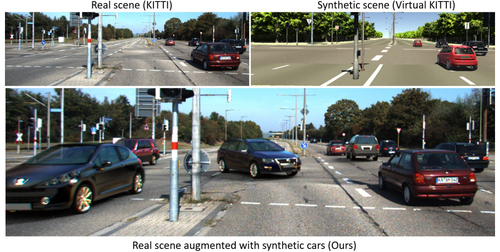 Augmented Reality Meets Computer Vision: Efficient Data Generation for Urban Driving Scenes 